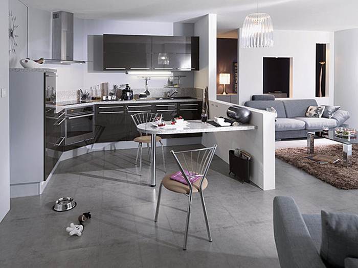 Açık Mutfaklar İçin Mutfak Barı Modelleri (1)